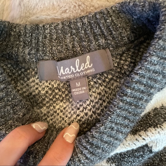 Marled zebra sweater - Picture 2 of 7